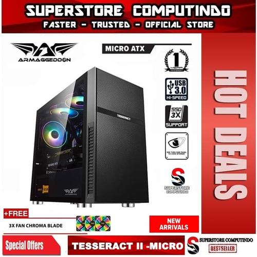 Promo Armaggeddon Tesseract Core 2 Pro-Grade Gaming Case Free Cooling ...