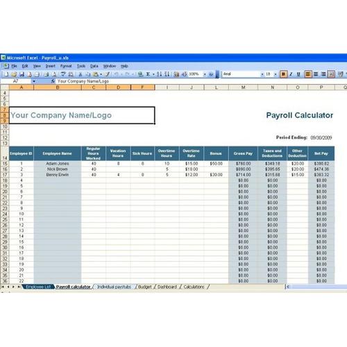 Gambar READY Aplikasi Excel Payroll template dari Mega-File undefined Tokopedia