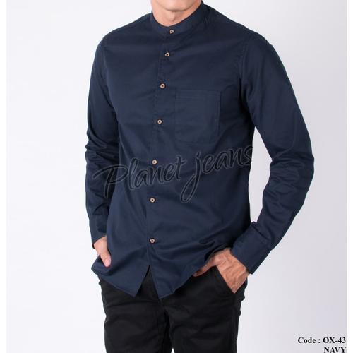 Kemeja Lengan Panjang Geonavy Navy