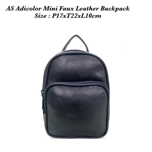 adicolor mini faux leather backpack