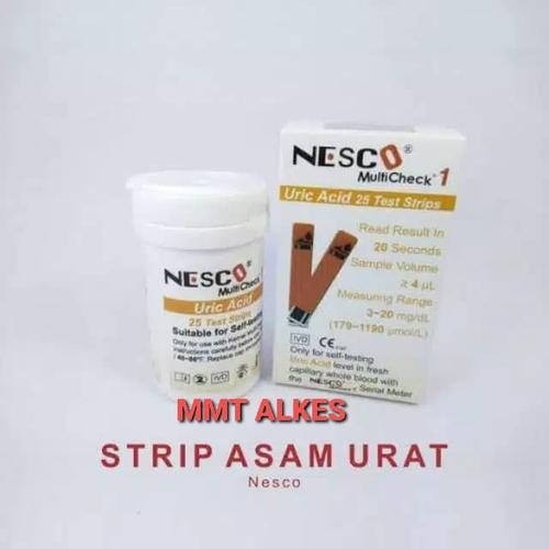 Foto Produk strip asam urat nesco / stik asam urat uric acid dari MMTAlkes