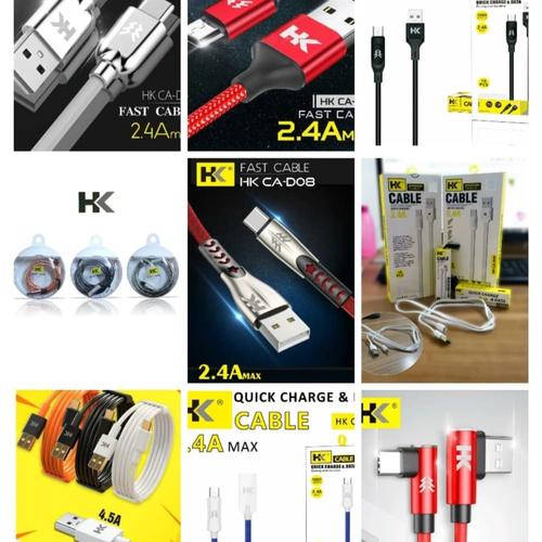 Jual Hk Original Kabel Data Quick Charge 2.4A - Jakarta Pusat - Queen Group  Id | Tokopedia