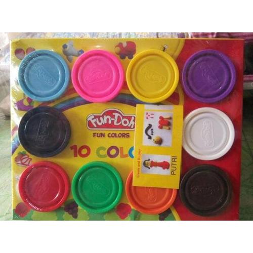 Foto Produk HOT SALE.!!! isi Lilin Playdough Fun Doh set 10 Warna Warni terjamin dari tiaranovitasari132
