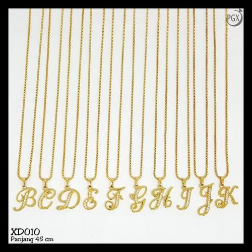 Jual Xd010 Kalung Huruf Inisial Nama Perhiasan Xug Lapis Emas Korea Kota Bandung Arzooxy Jual Xd010 Kalung Huruf Inisial Nama Perhiasan Xug Lapis Emas Korea Kota Bandung Arzooxy