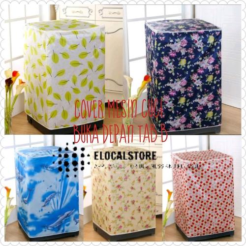 Foto Produk HG-BUKA DEPAN Cover mesin Cuci Bahan Satin Tebal Anti Air Anti Panas dari Hitz Gallery