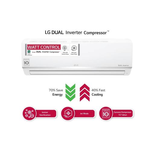 Jual Ac Lg E06sv5 Ionizer Wifi 0 5pk Inverter Watt Control Pasang Kota Depok Utama Elektronik Depok 