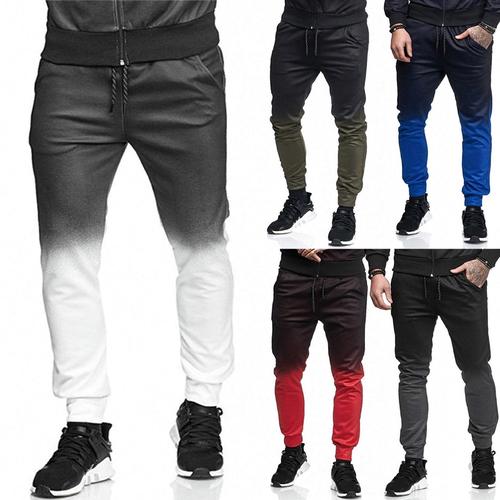 Jual Mens Slim Fit Long Gym Trousers 