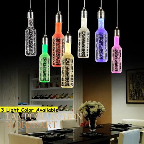 Jual Bottle LED Crystal Bubble Light 