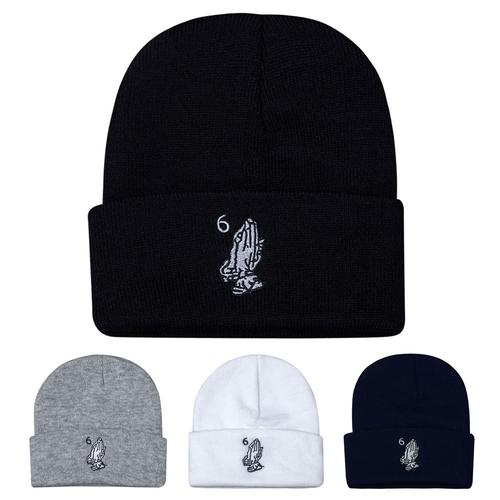 Hand Peak Hat Warm Skull Beanie Hip 