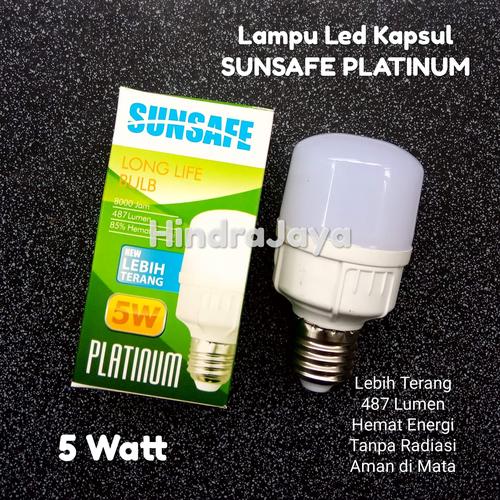 Gambar Lampu Led Kapsul 5W Merk Sunsafe Platinum dari Hindrajaya undefined Tokopedia
