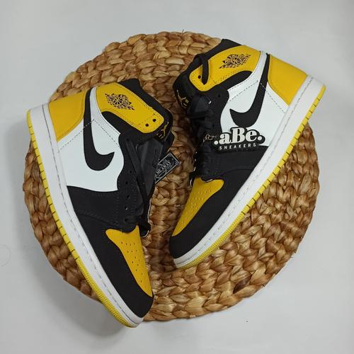 Jual NIKE AIR JORDA 1 MID YELLOW TOE BLACK - Jakarta Selatan -  aBe.sneakers_ | Tokopedia