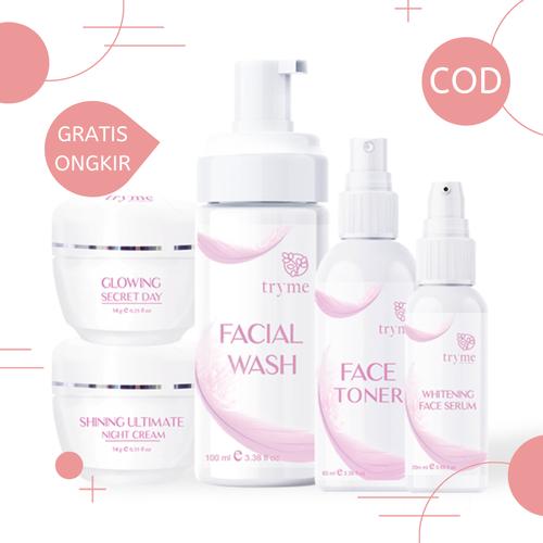 Foto Produk Tryme Flawless Clarity Cara Memutihkan Kulit Wajah Belang Dengan Cepat dari DELASHA STORE