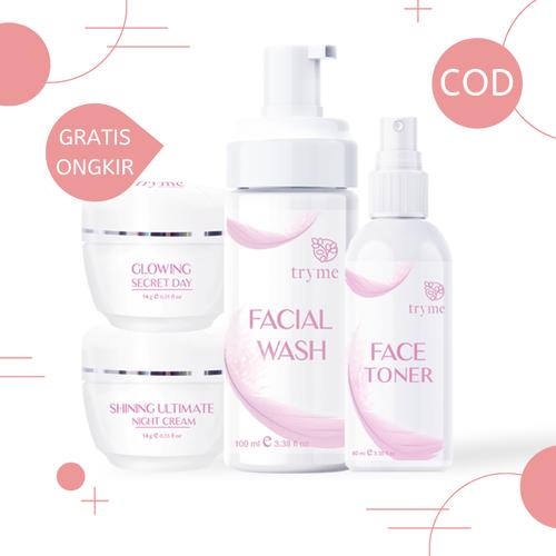Foto Produk Tryme Brightening Series Memutihkan Kulit Wajah Yang Gelap dari DELASHA STORE
