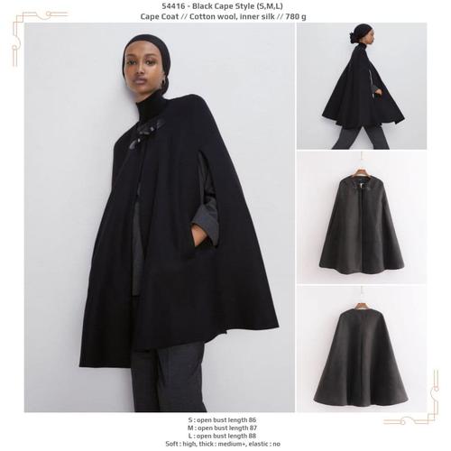 caped coat