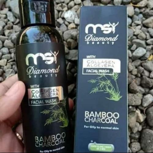 Foto Produk MSI Bamboo Charcoal Facial Wash - Sabun Arang Bambu Cair MSI dari Byu-D Collection