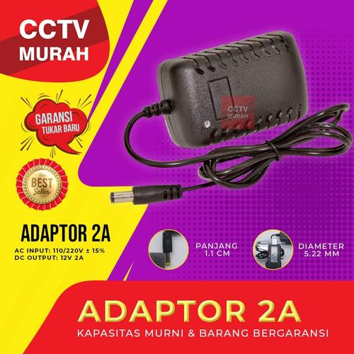 Foto Produk Adaptor CCTV 12V 2A Termurah dari CCTV-MURAH