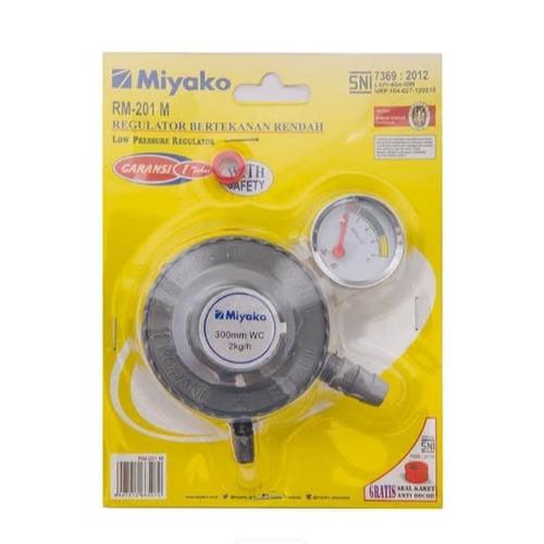 Jual Regulator Gas Kompor Meter Miyako RM-201M LPG RINNAI SNI - Kota ...
