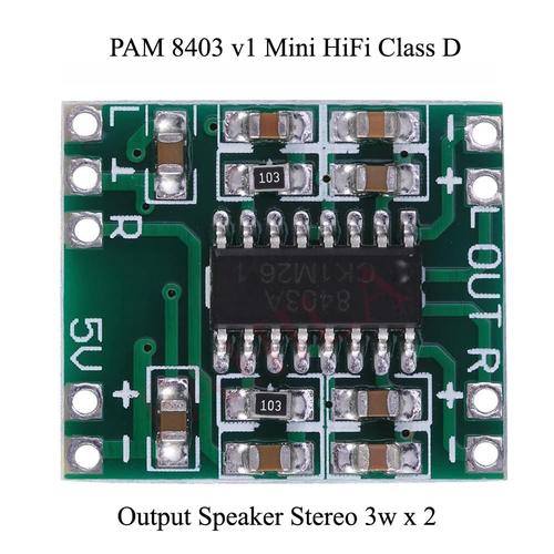 Foto Produk Kit Modul PAM 8403 v1 Mini 5V Digital Amplifier Class D dari Fahilacom
