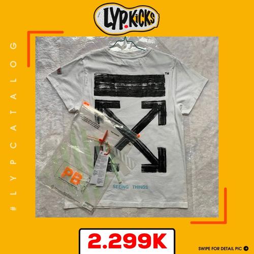 Jual OFF WHITE Brush Arrow T-Shirt 