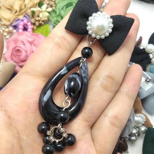 Gambar bros mutiara mote marmer dari bettycolection Kota Bekasi Tokopedia