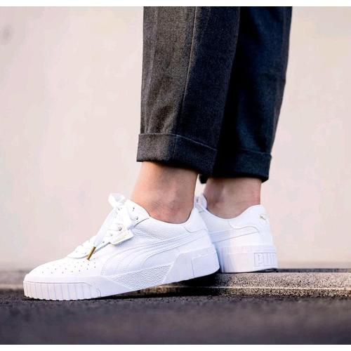 puma cali triple white