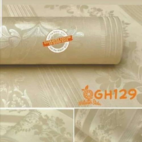 Foto Produk wallpaper stiker motif batik emas new arrival dari wallpaper_sip