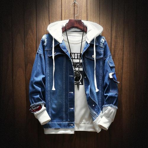 Jual Jaket Jeans Fashion Pria Jahitan 