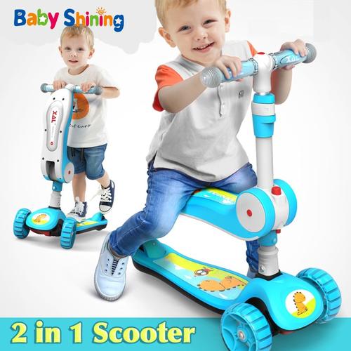 Baby Shining Kids Scooter Ride on 