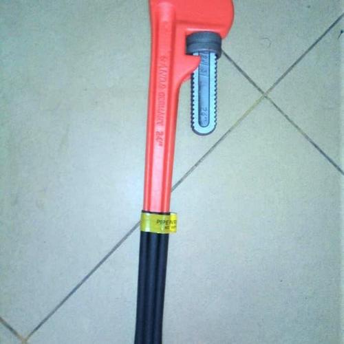 Jual Kunci Pipa 36 Inch Gagang Karet SANDS - Pipe Wrench Rubber Handle ...