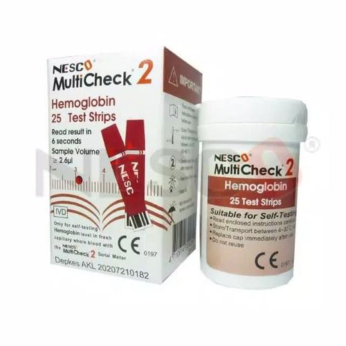 Foto Produk Strip hemoglobin hb nesco / stik hb hemoglobin nesco dari MMTAlkes