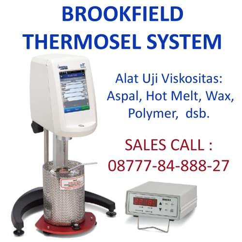 Jual Brookfield Thermosel Viscometer alat uji viskositas aspal hotmelt ...
