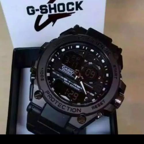 Foto Produk TERMURAH GSHOCK CASIO GST8600 METAL ANTI AIR full HITAM - HITAM NON BOX dari BBASHOP888