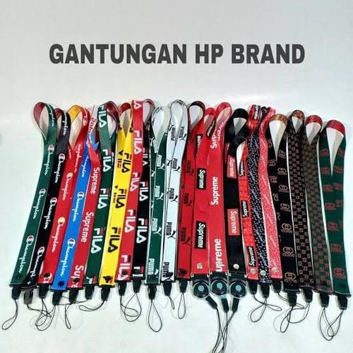 Jual Gantungan Hp Branded Gucci Champion Supreme Puma Fila Lanyard ID card  - Gucci Strip - Kota Surabaya - sby murah | Tokopedia