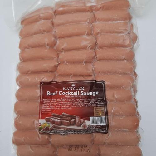 Foto Produk KANZLER Beef Cocktail sosis 1Kg isi 80s Sosis Sapi Breakfast Hotel dari Frozen Mart Plus