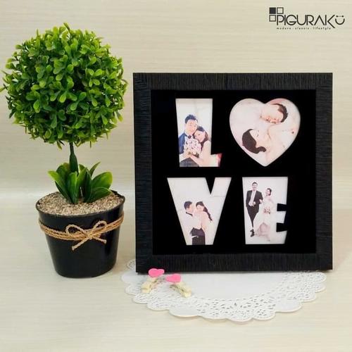 Jual Pigura Bingkai Foto Love Frame 20x20 CM Kota Surabaya Framous Klampis Tokopedia