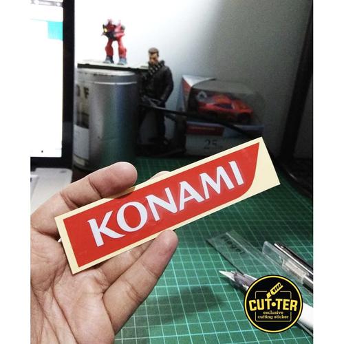 Jual cutting sticker KONAMI logo - Jakarta Barat - CUTTER STICKER ...