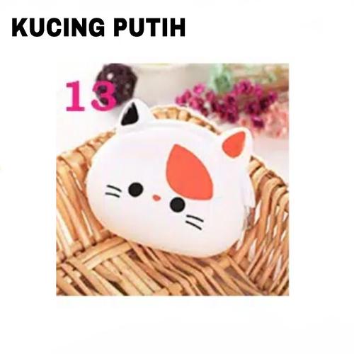 Dompet Anak Koin Silikon Mini Karakter Kartun Travel Bag Storage Lucu -  Kucing Putih di PakGrosir  Tokopedia