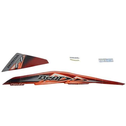 Gambar Sticker Body Kiri Red - BeAT FI (K25) 871X0K25900ZCL dari Honda Cengkareng Kota Tangerang Tokopedia