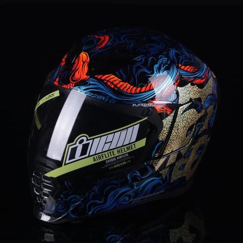 Icon Airflite Good Fortune Blue Helmet 