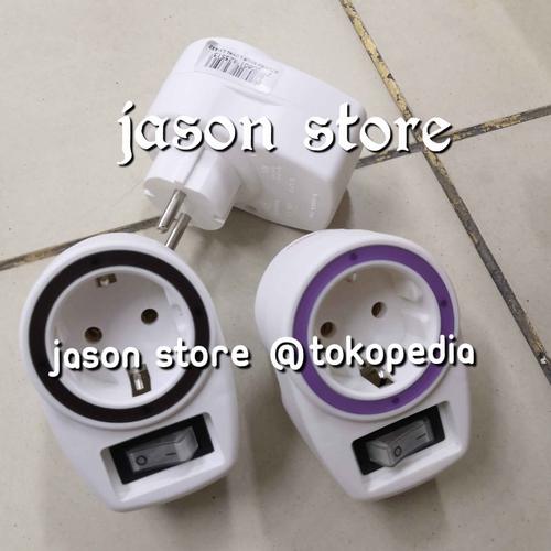 Jual Saklar listrik (ada tombol on off)/Colokan listrik/stop kontak ...