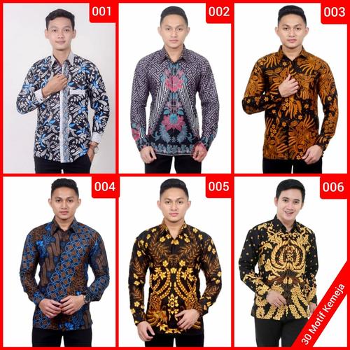Foto Produk BAJU KEMEJA BATIK SLIM FIT PRIA LENGAN PANJANG KUALITAS MALL MODERN dari couplebatikpekalongan