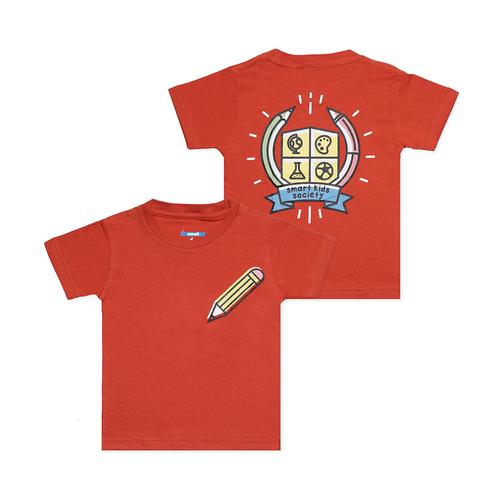 School Series – Smart Kid Orange Tee 