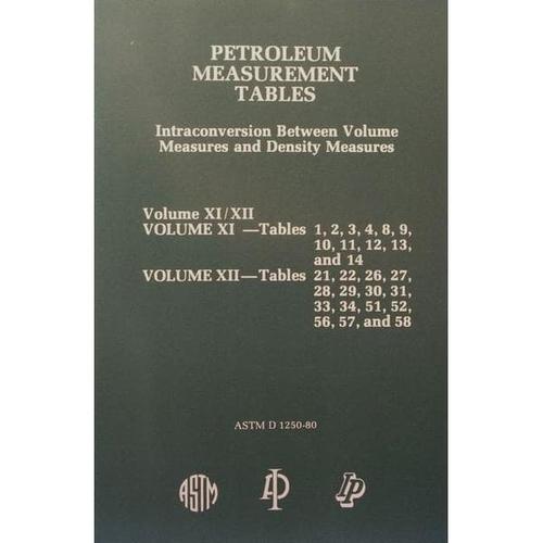 Jual ASTM Petroleum Measurement Tables Volume XI XII Jakarta Utara