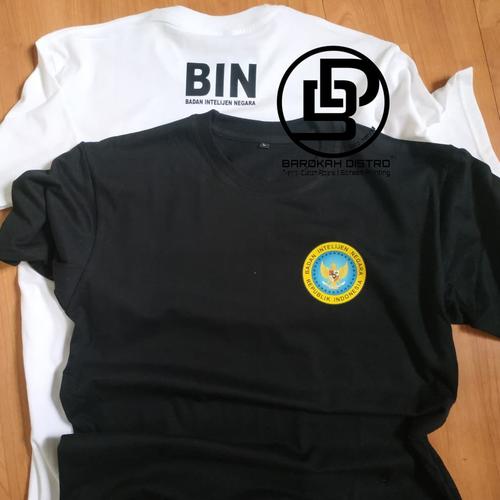 Jual Kaos Baju T Shirt Bin Badan Intelijen Negara Terlaris Jakarta Timur Barokah 86 Shop Tokopedia