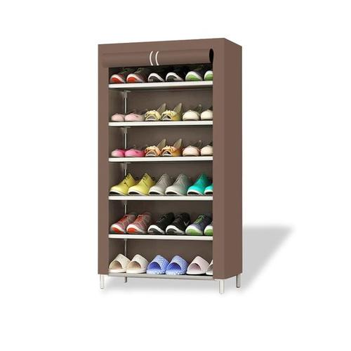 Gambar Shoe Rack Portable Rak Sepatu Lipat Susun 7 Tingkat 6 Ruang Murah - Merah Muda dari GOTO Indonesia Jakarta Barat Tokopedia