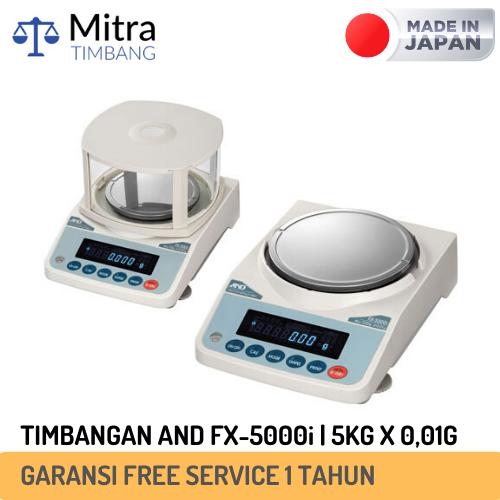 Jual Timbangan Digital Lab 5kg x 0,01g | AND FX/FZ-5000i - Jakarta ...