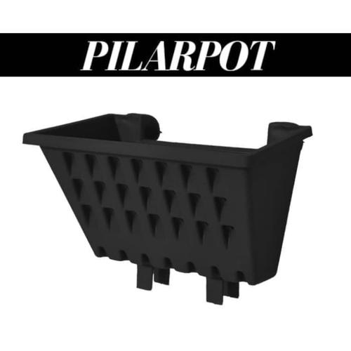 Foto Produk pot tempel atau argo warna HITAM dari pilar pot