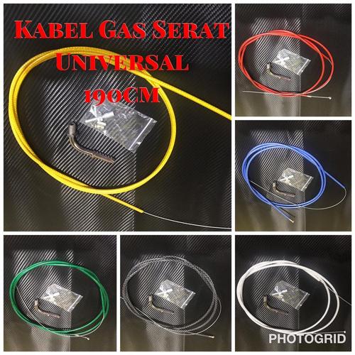 Foto Produk Kabel gas serat matic thailand plus L gas cnc - Putih dari gudang variasi mtr