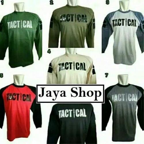 Foto Produk BAJU PANJANG TACTICAL free patch random - Hitam, M dari rcp_army1201