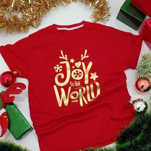 Jual Baju Kaos Natal Merah Hijau Family 